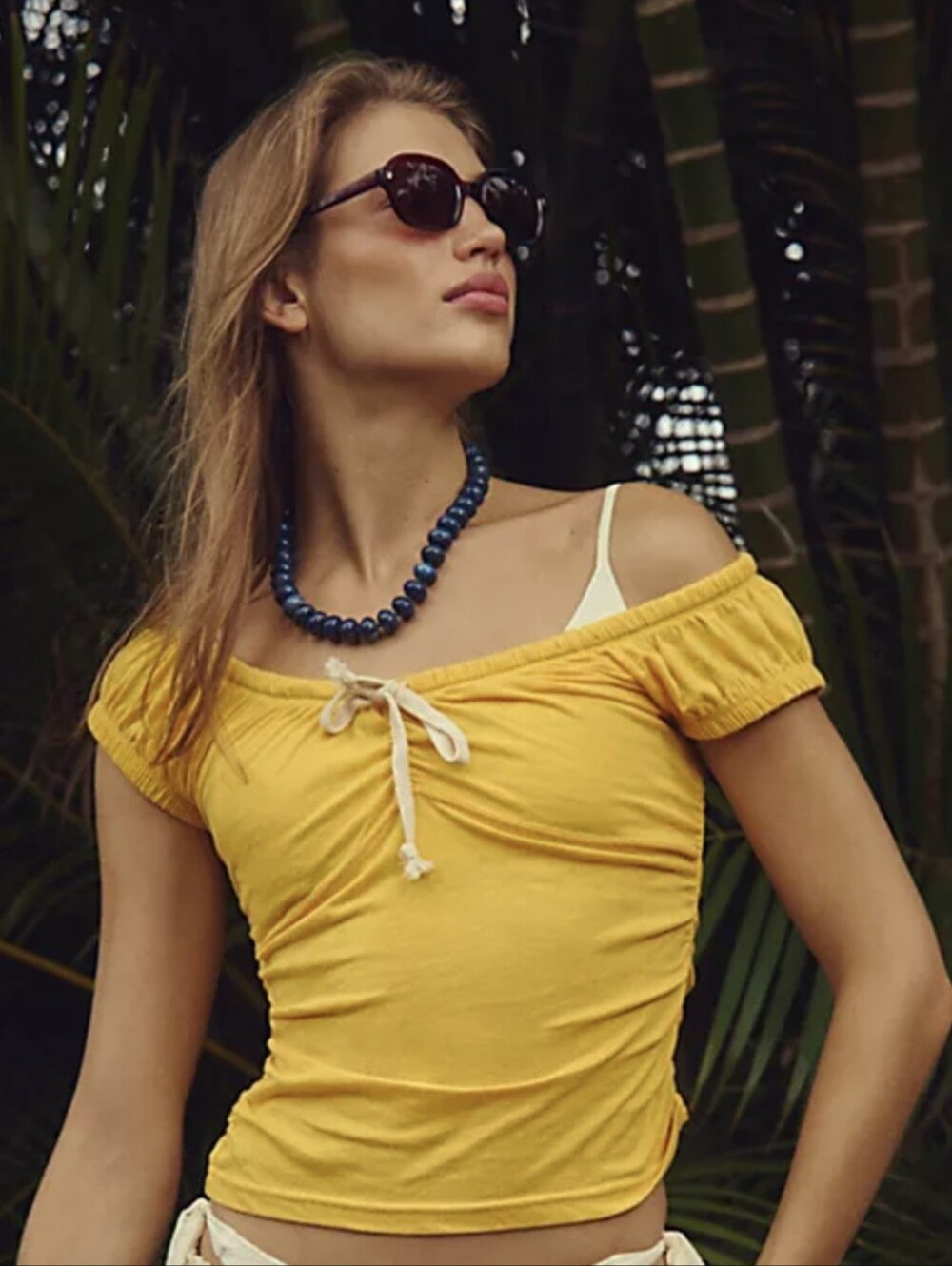 Free People NWT (Free-est) Dovie Daffodil Top Small